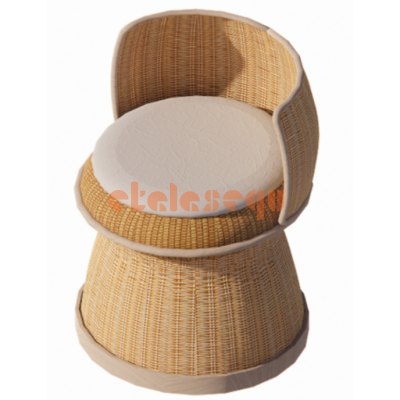 Maru Rattan Stool